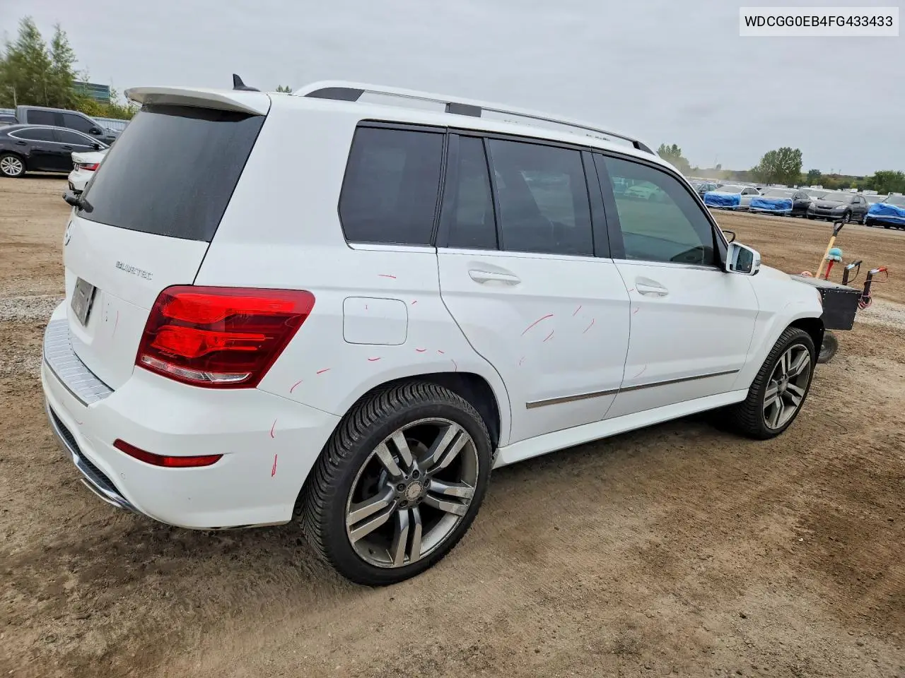 2015 MERCEDES GLK-KLASSE VIN WDCGG0EB4FG433433 — фото 3