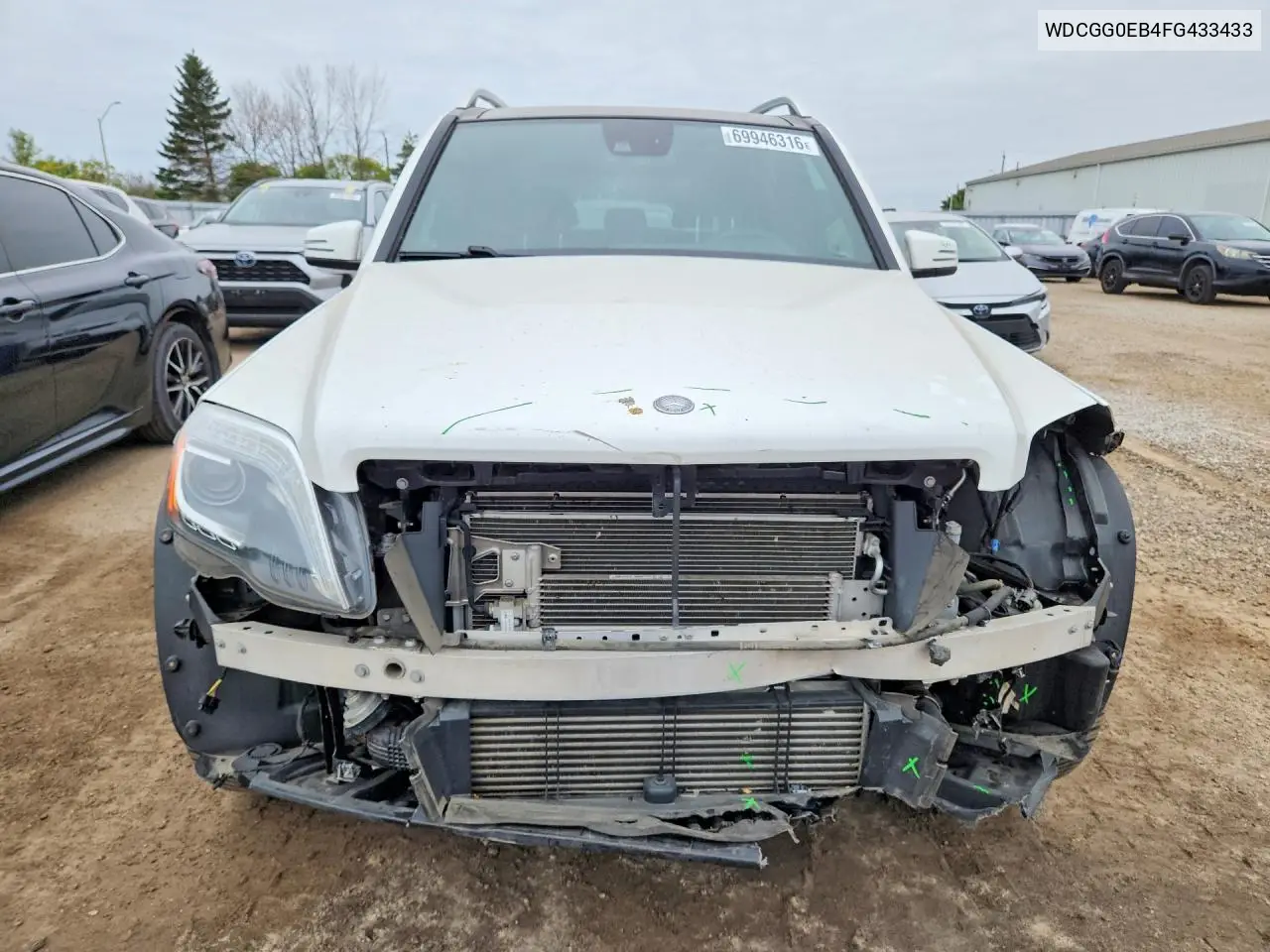 2015 MERCEDES GLK-KLASSE VIN WDCGG0EB4FG433433 — фото 5