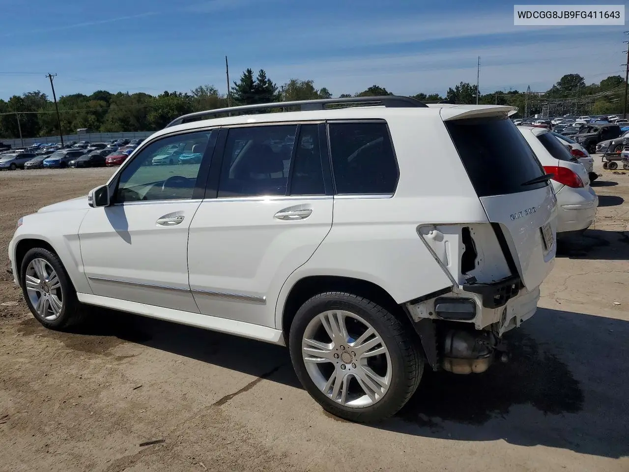 2015 MERCEDES GLK-KLASSE VIN WDCGG8JB9FG411643 — фото 2