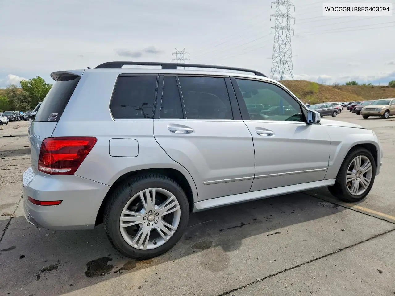 2015 MERCEDES GLK-KLASSE VIN WDCGG8JB8FG403694 — фото 3