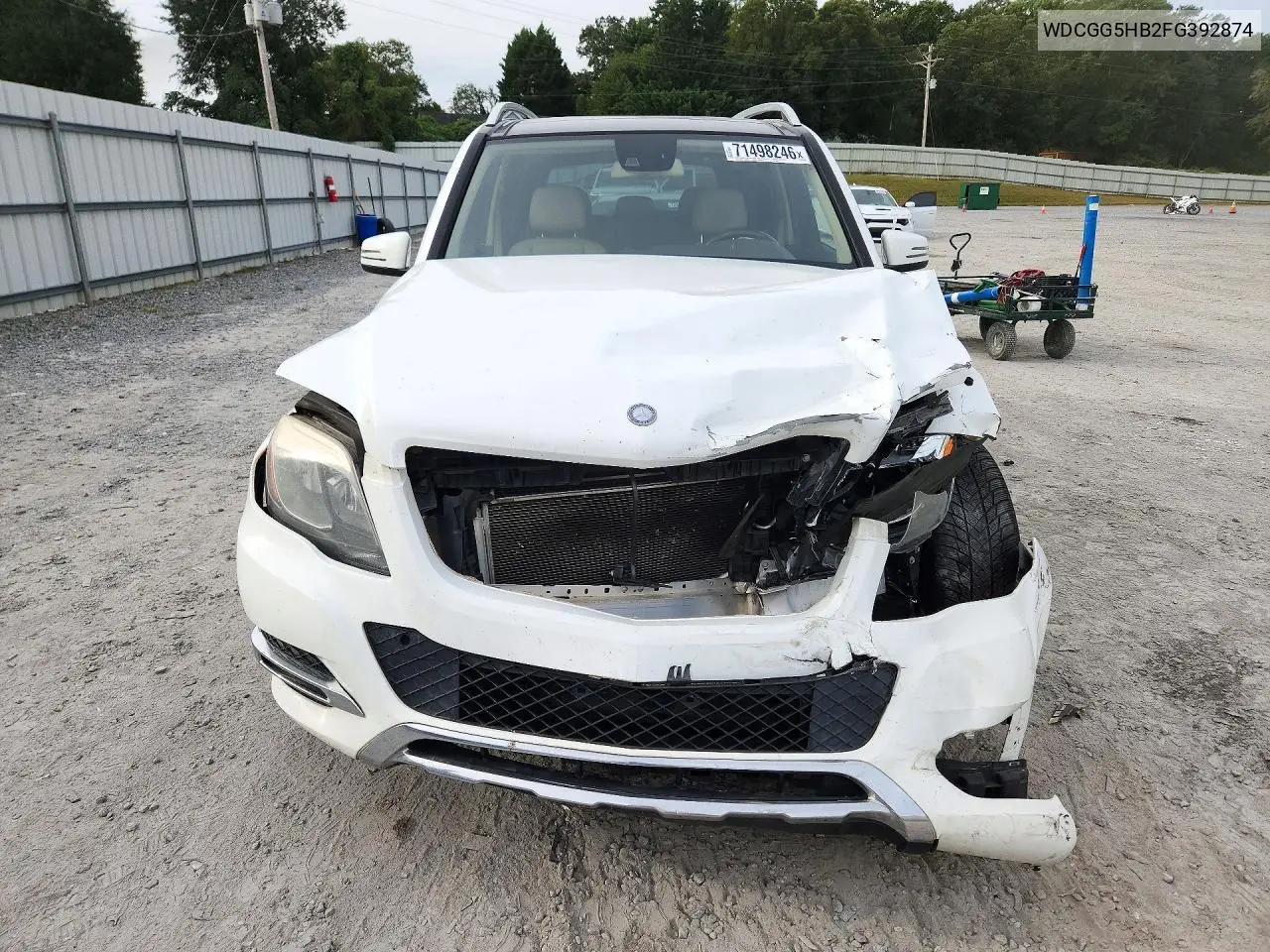 2015 MERCEDES GLK-KLASSE VIN WDCGG5HB2FG392874 — фото 5