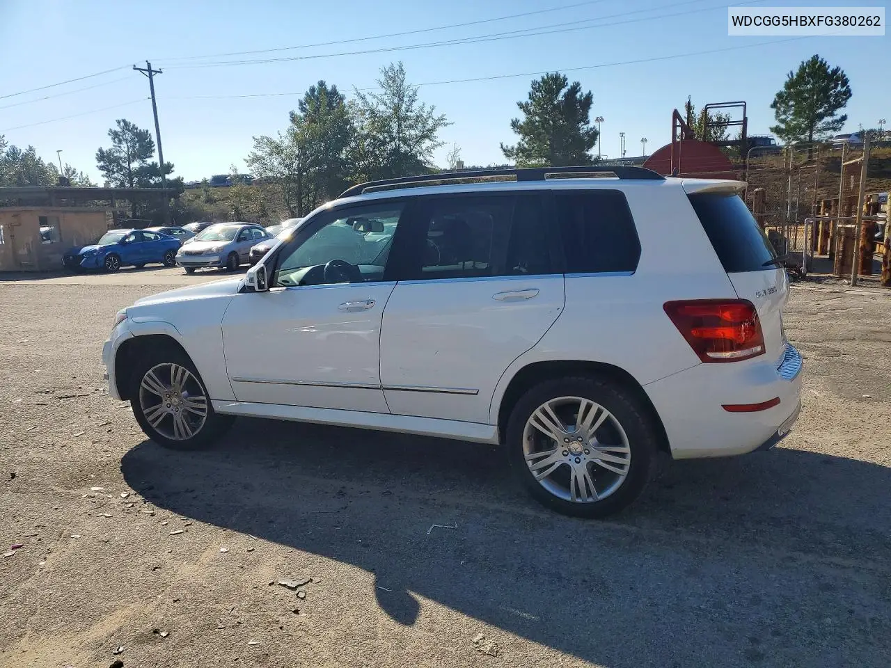 2015 MERCEDES GLK-KLASSE VIN WDCGG5HBXFG380262 — фото 2