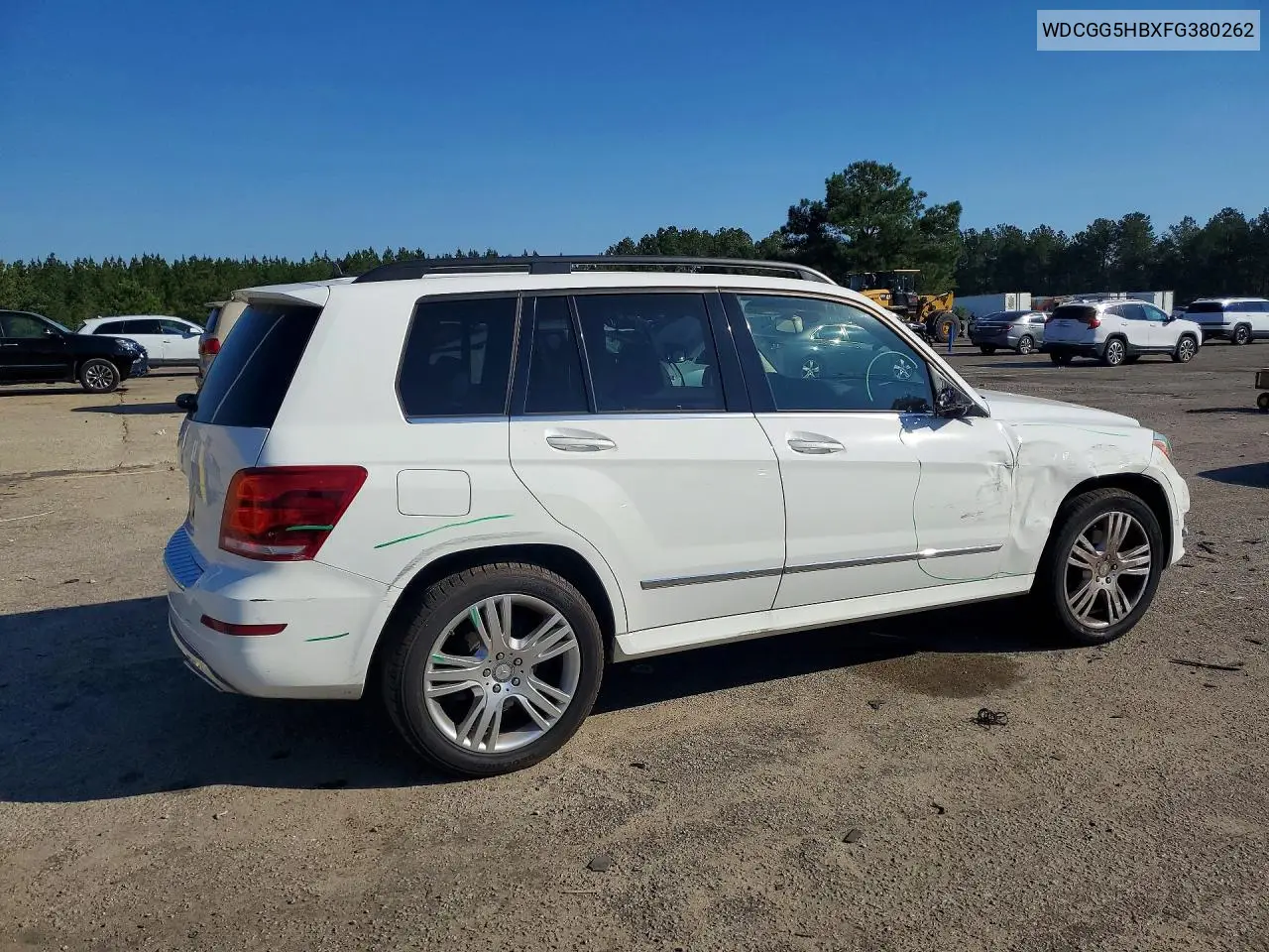 2015 MERCEDES GLK-KLASSE VIN WDCGG5HBXFG380262 — фото 3