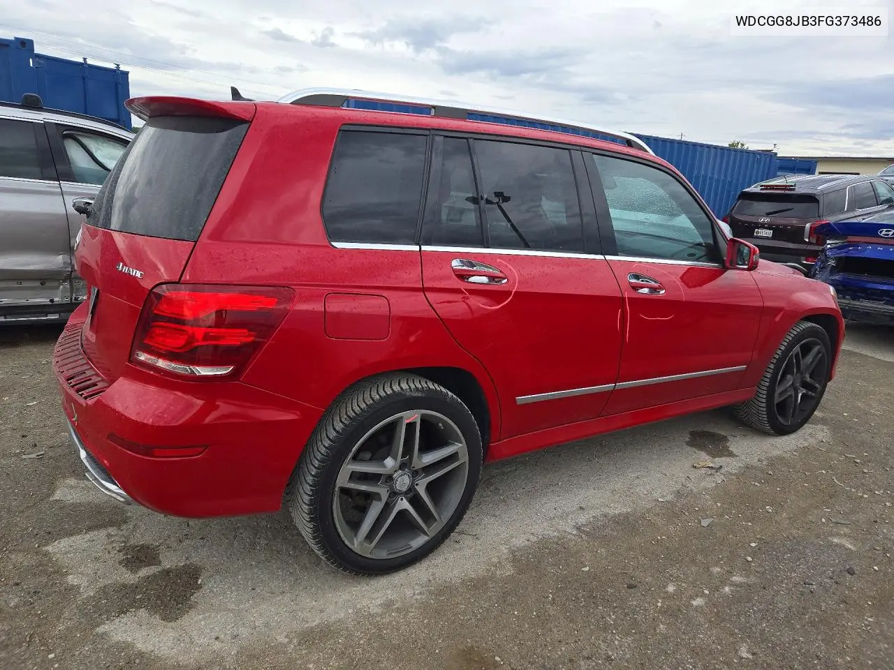2015 MERCEDES GLK-KLASSE VIN WDCGG8JB3FG373486 — фото 3