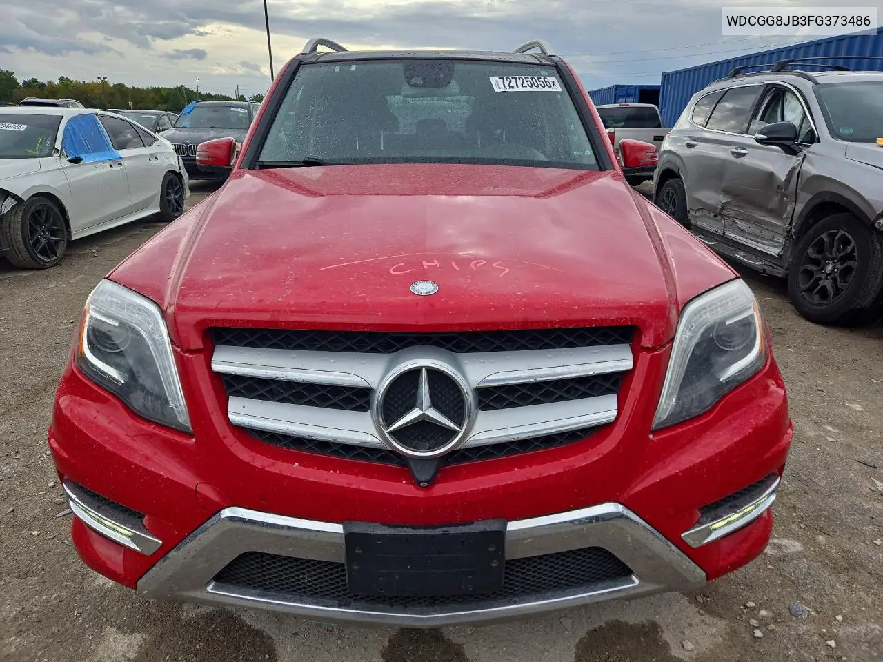 2015 MERCEDES GLK-KLASSE VIN WDCGG8JB3FG373486 — фото 5