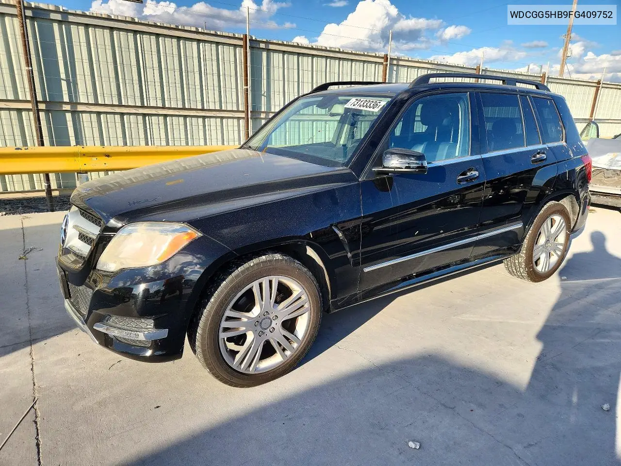 MERCEDES GLK-KLASSE 2015, VIN WDCGG5HB9FG409752