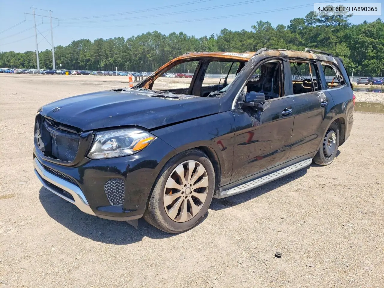 MERCEDES GLS-KLASSE 2017, VIN 4JGDF6EE4HA890365
