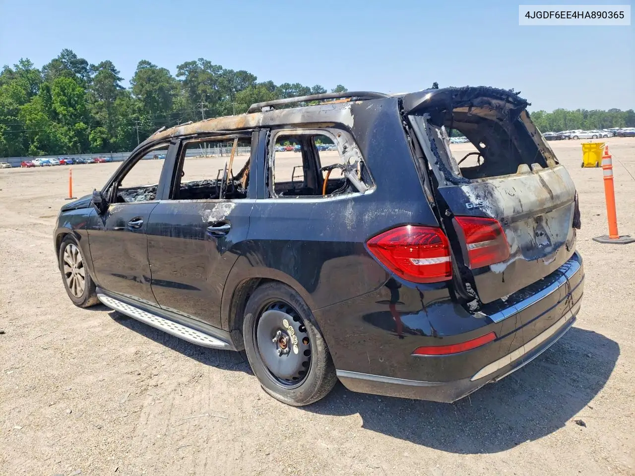 2017 MERCEDES GLS-KLASSE VIN 4JGDF6EE4HA890365 — фото 2