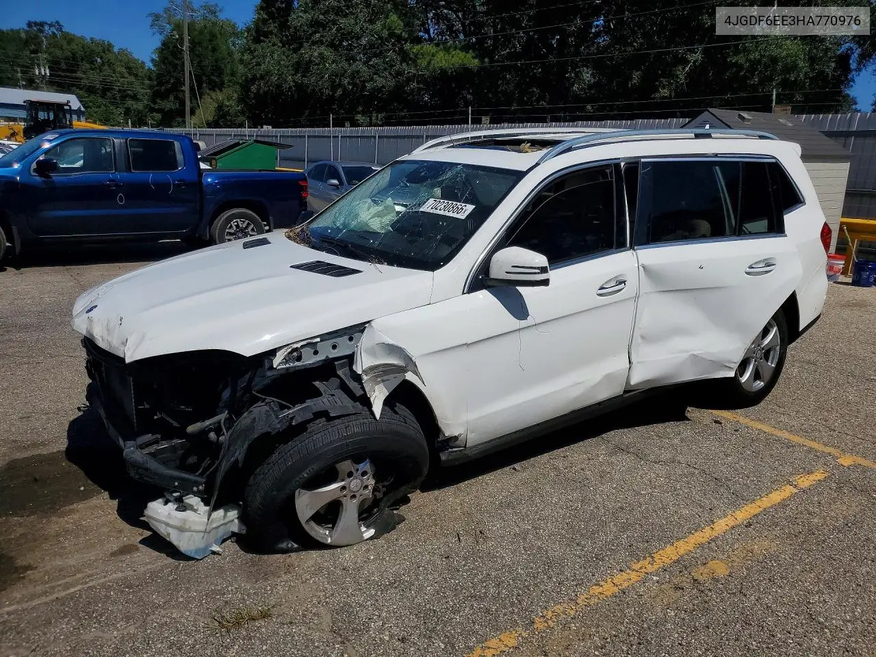 MERCEDES GLS-KLASSE 2017, VIN 4JGDF6EE3HA770976