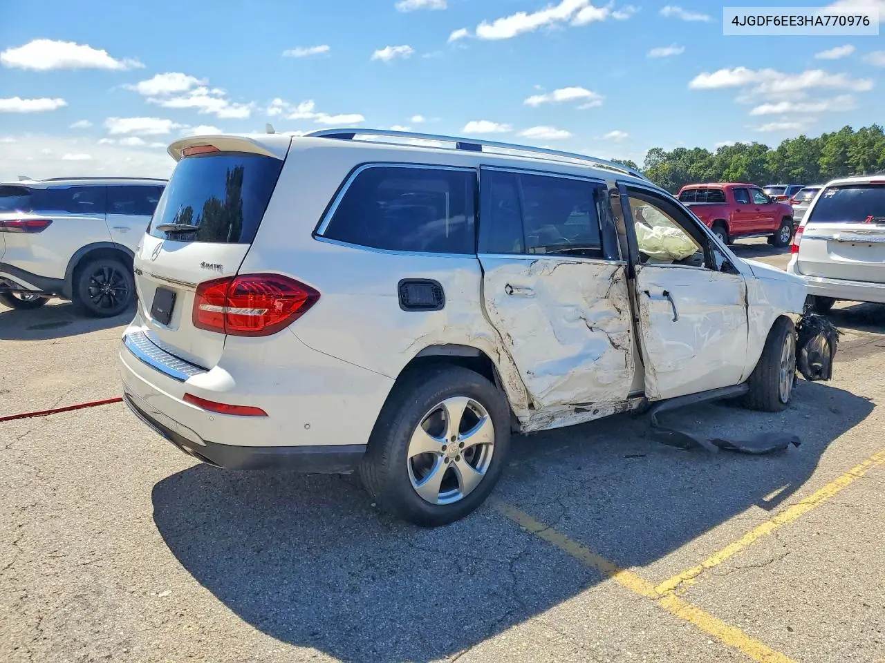 2017 MERCEDES GLS-KLASSE VIN 4JGDF6EE3HA770976 — фото 3