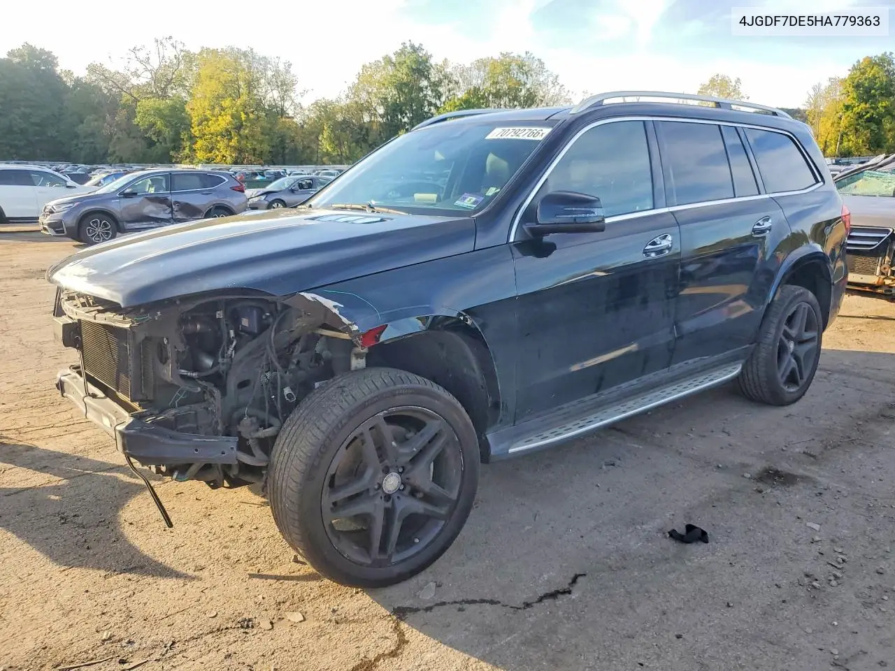 MERCEDES GLS-KLASSE 2017, VIN 4JGDF7DE5HA779363