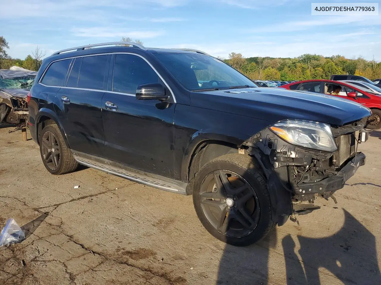 2017 MERCEDES GLS-KLASSE VIN 4JGDF7DE5HA779363 — фото 4