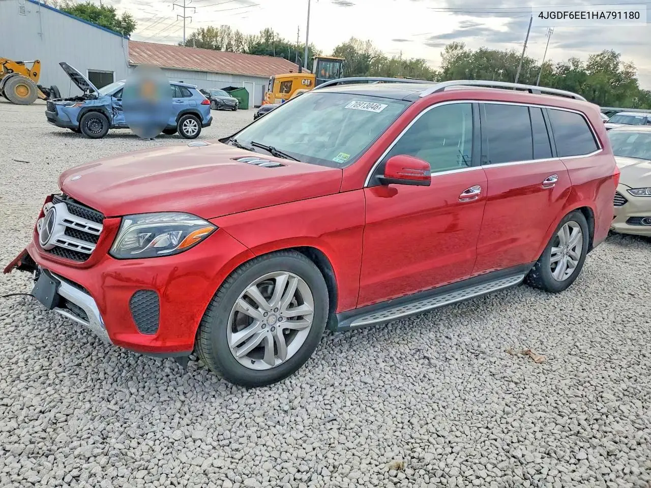 MERCEDES GLS-KLASSE 2017, VIN 4JGDF6EE1HA791180