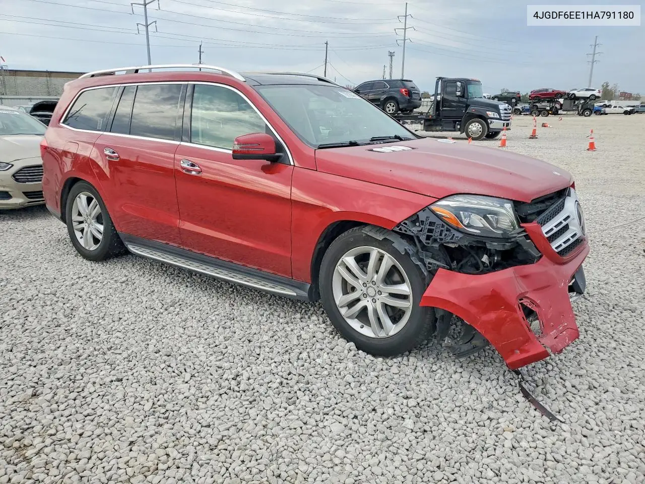 2017 MERCEDES GLS-KLASSE VIN 4JGDF6EE1HA791180 — фото 4