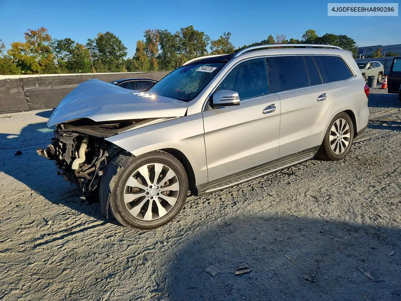 MERCEDES GLS-KLASSE 2017, VIN 4JGDF6EE8HA890286