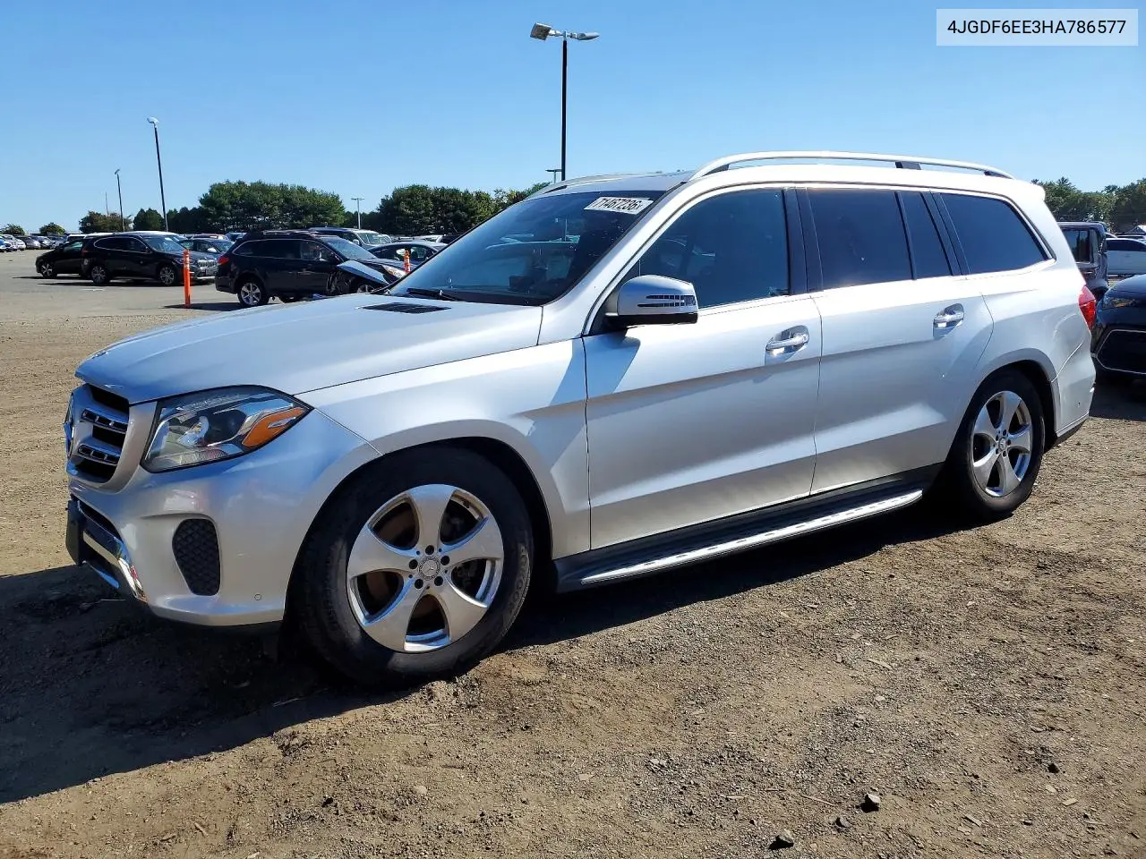 MERCEDES GLS-KLASSE 2017, VIN 4JGDF6EE3HA786577