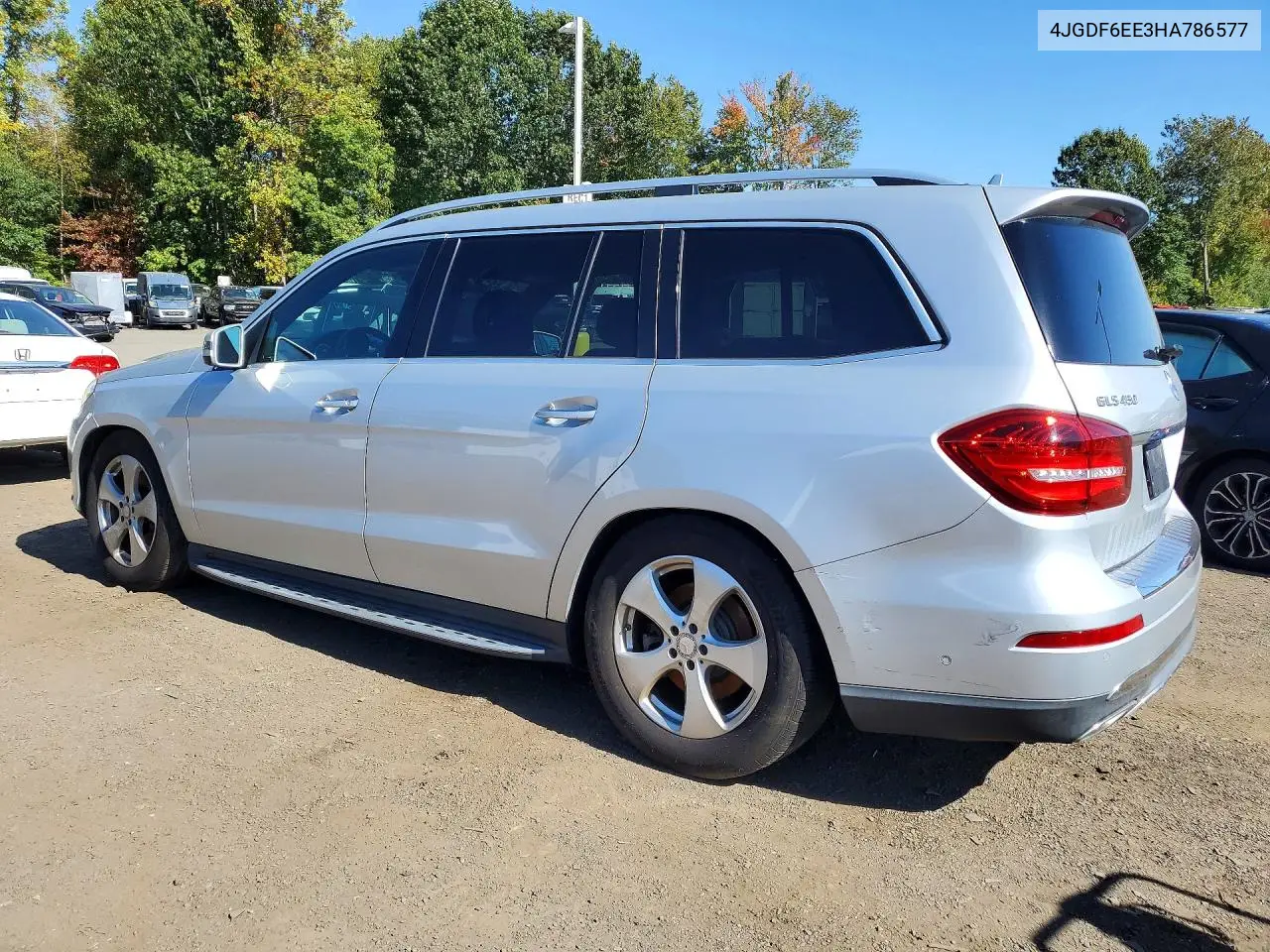 2017 MERCEDES GLS-KLASSE VIN 4JGDF6EE3HA786577 — фото 2
