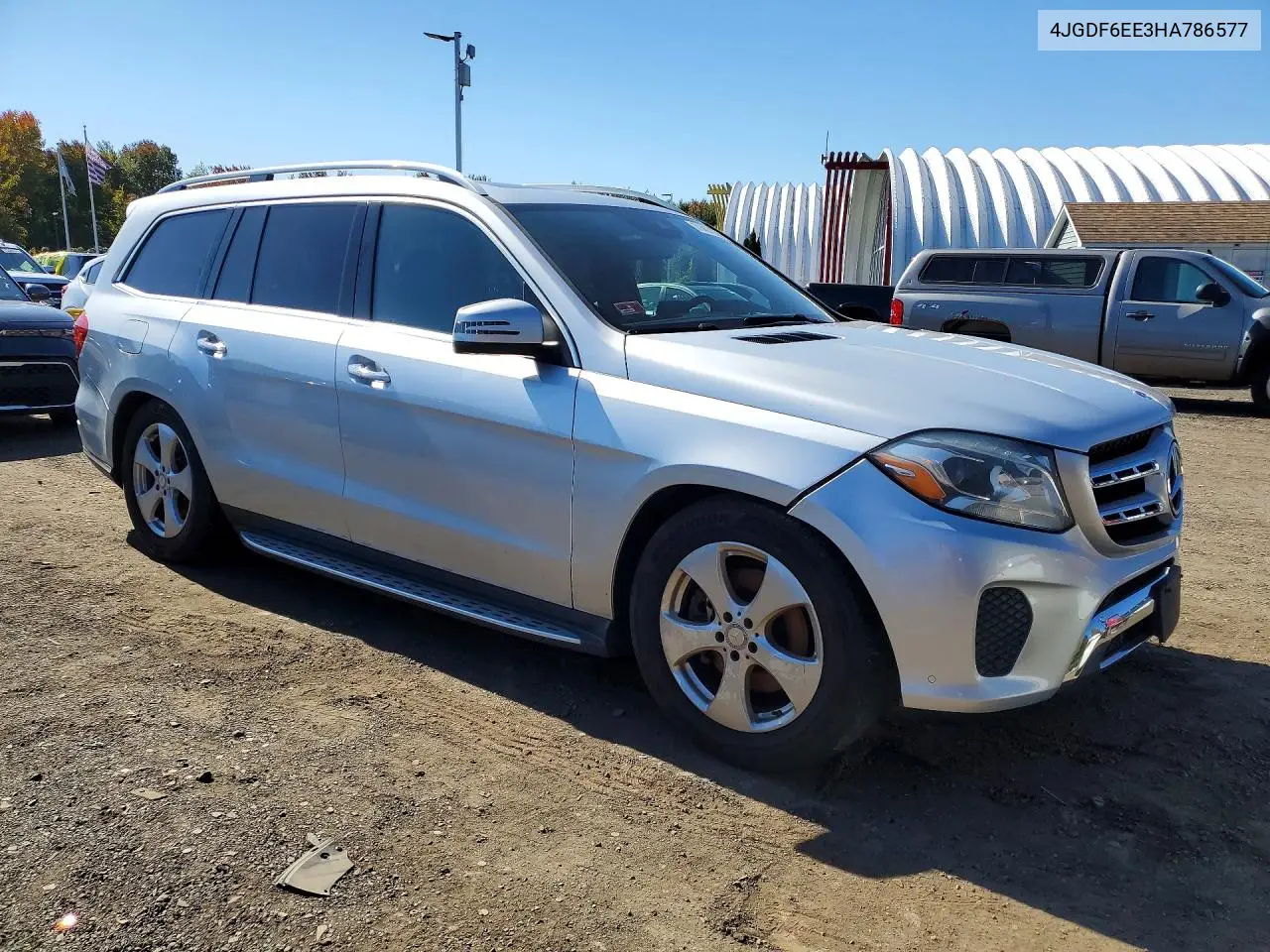 2017 MERCEDES GLS-KLASSE VIN 4JGDF6EE3HA786577 — фото 4