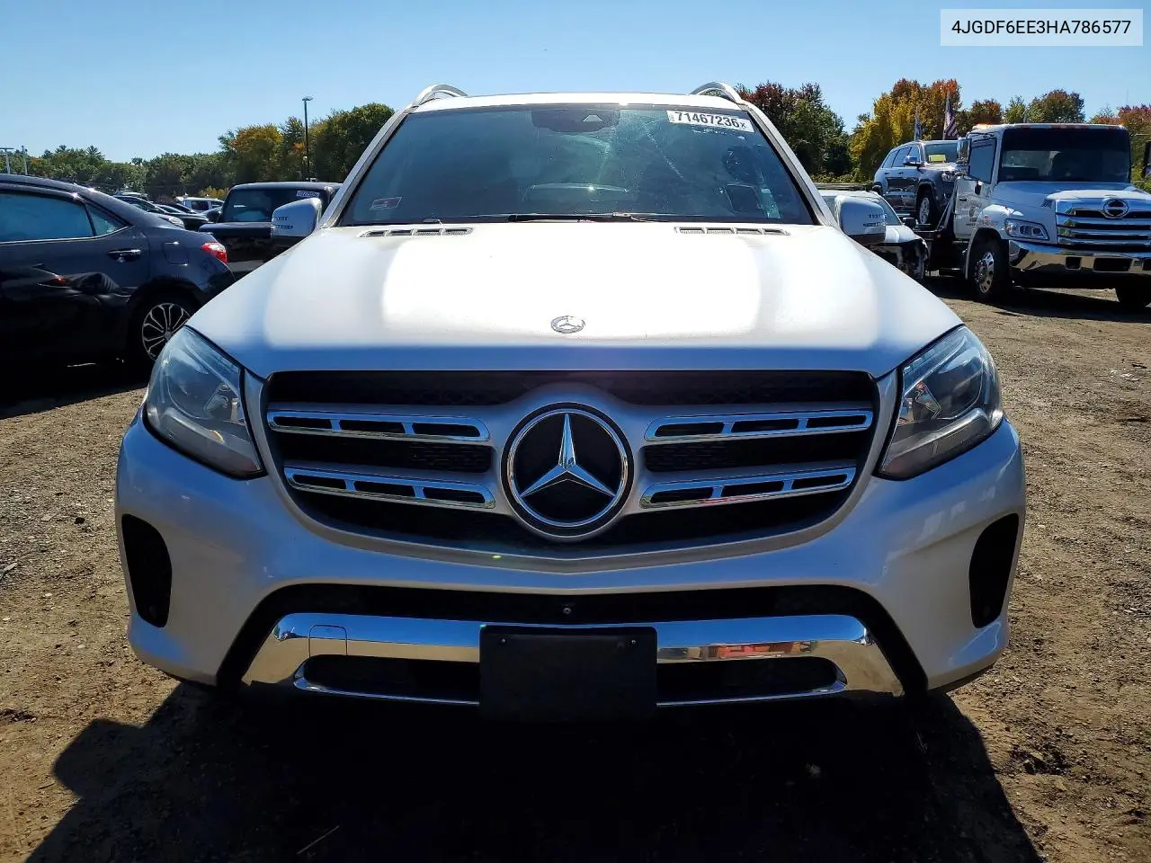 2017 MERCEDES GLS-KLASSE VIN 4JGDF6EE3HA786577 — фото 5