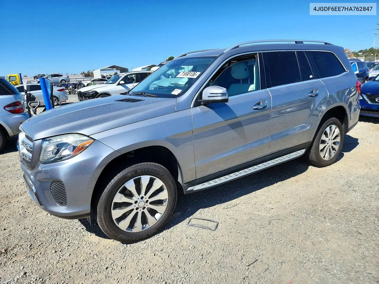 MERCEDES GLS-KLASSE 2017, VIN 4JGDF6EE7HA762847