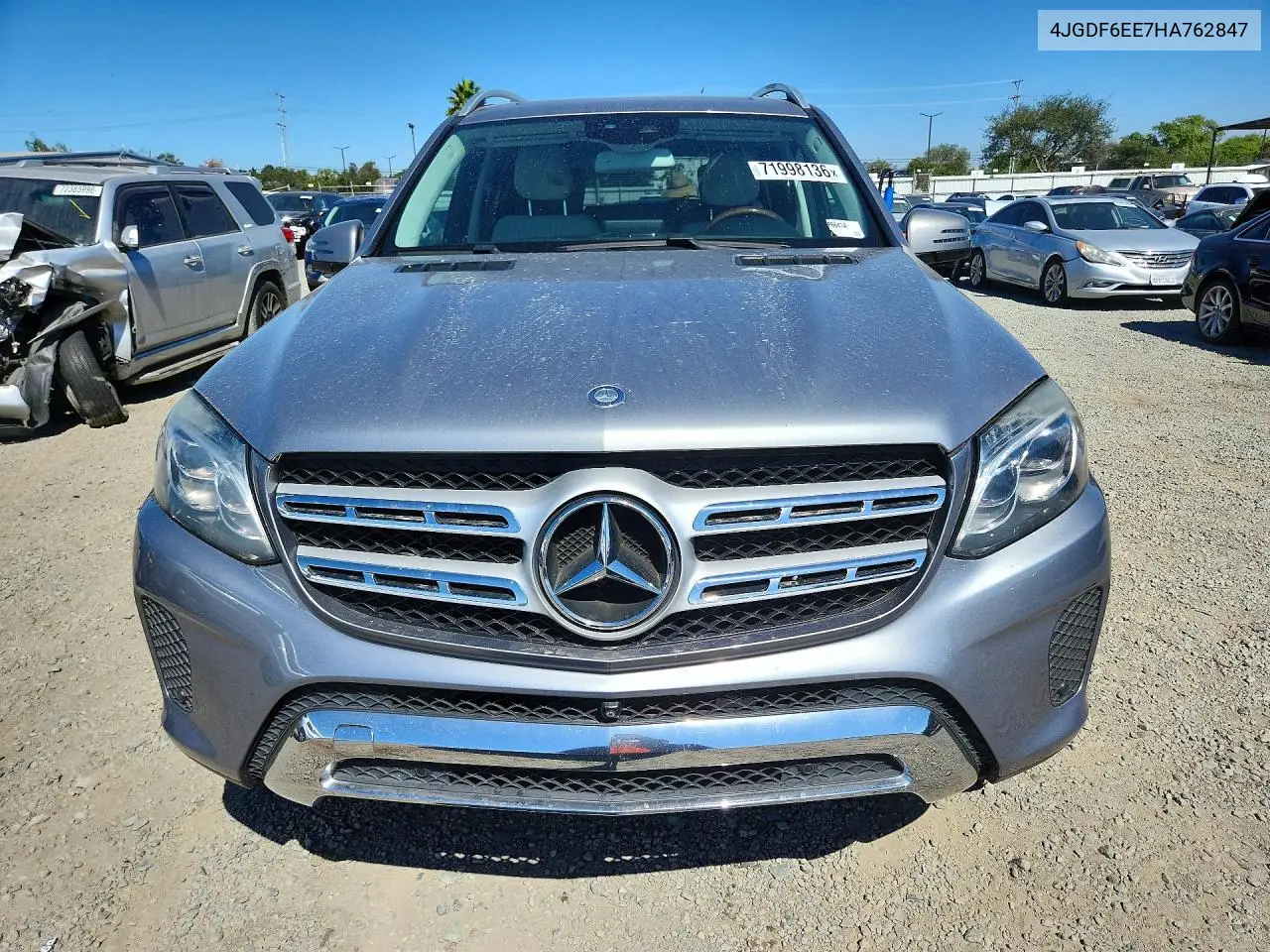 2017 MERCEDES GLS-KLASSE VIN 4JGDF6EE7HA762847 — фото 5