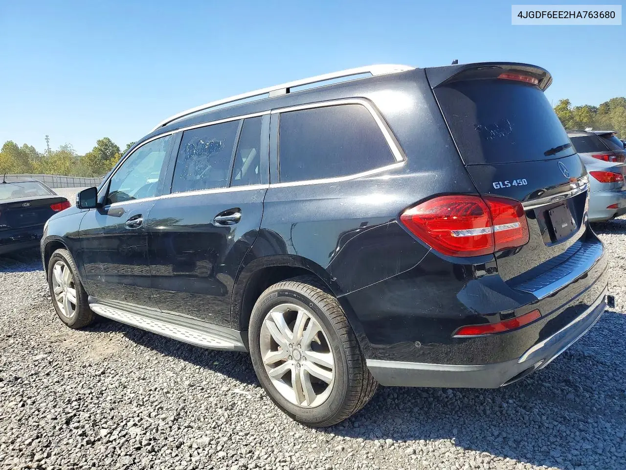 2017 MERCEDES GLS-KLASSE VIN 4JGDF6EE2HA763680 — фото 2