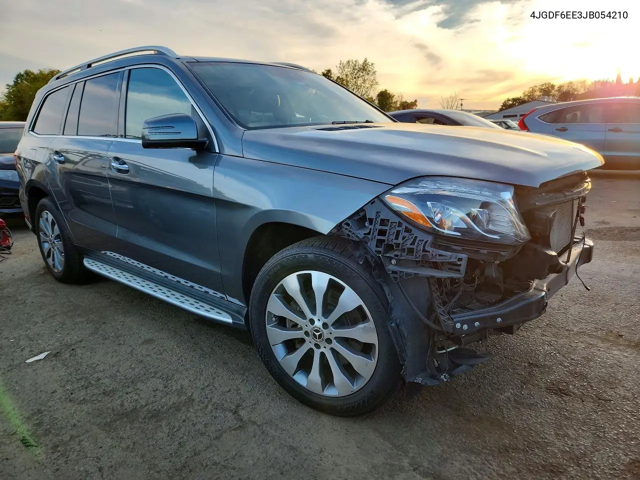 2018 MERCEDES GLS-KLASSE VIN 4JGDF6EE3JB054210 — фото 4