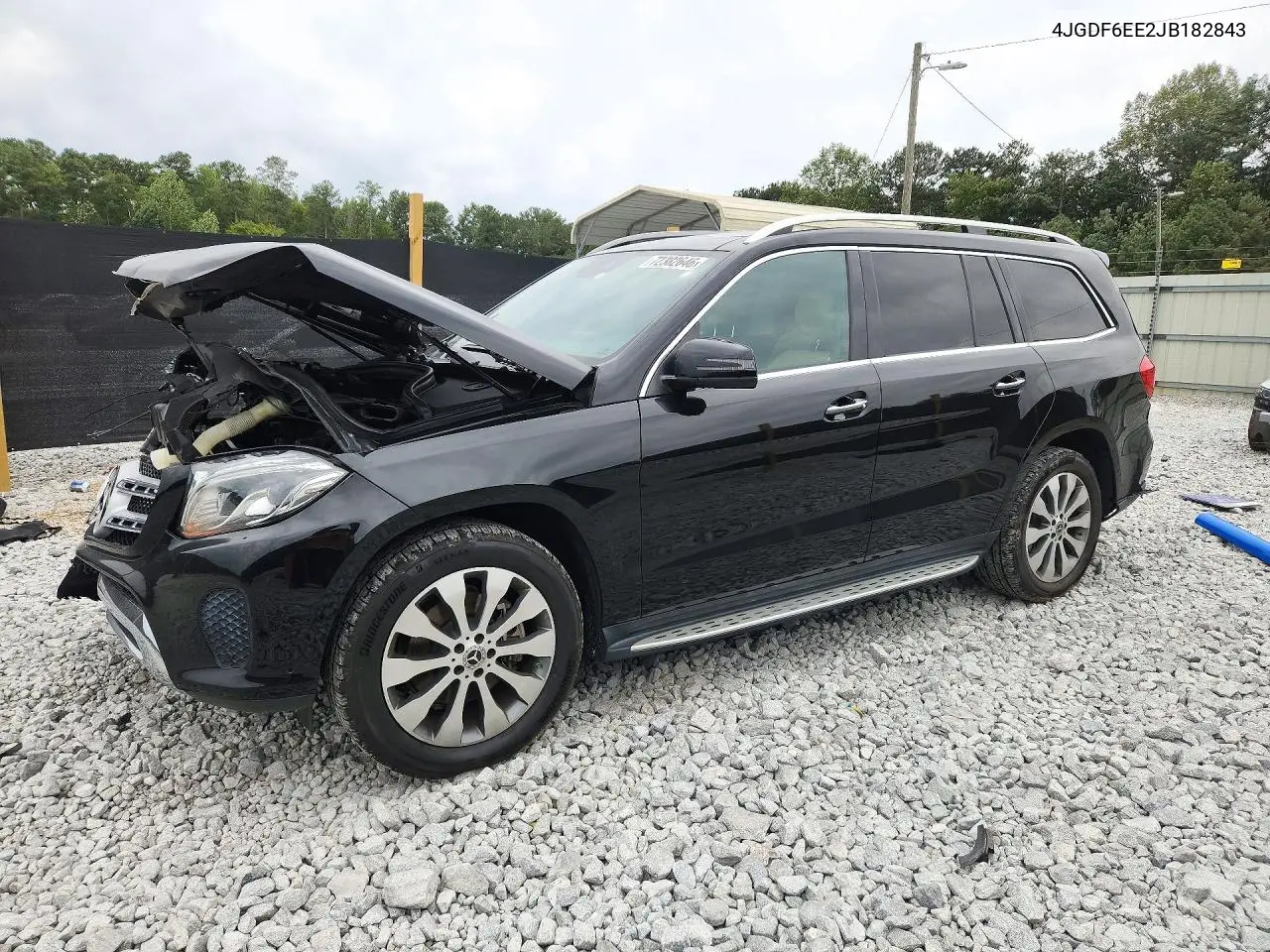 MERCEDES GLS-KLASSE 2018, VIN 4JGDF6EE2JB182843