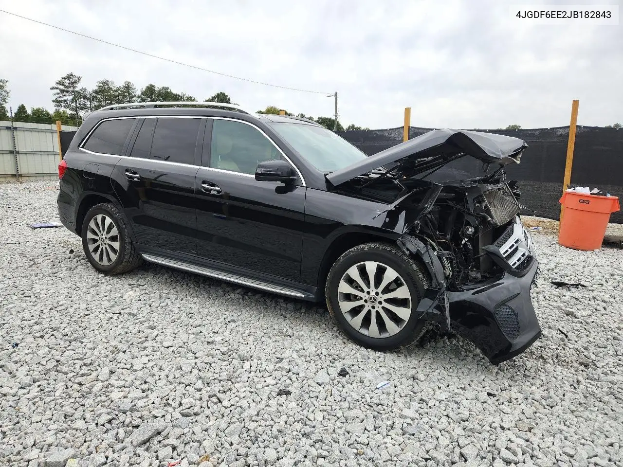 2018 MERCEDES GLS-KLASSE VIN 4JGDF6EE2JB182843 — фото 4