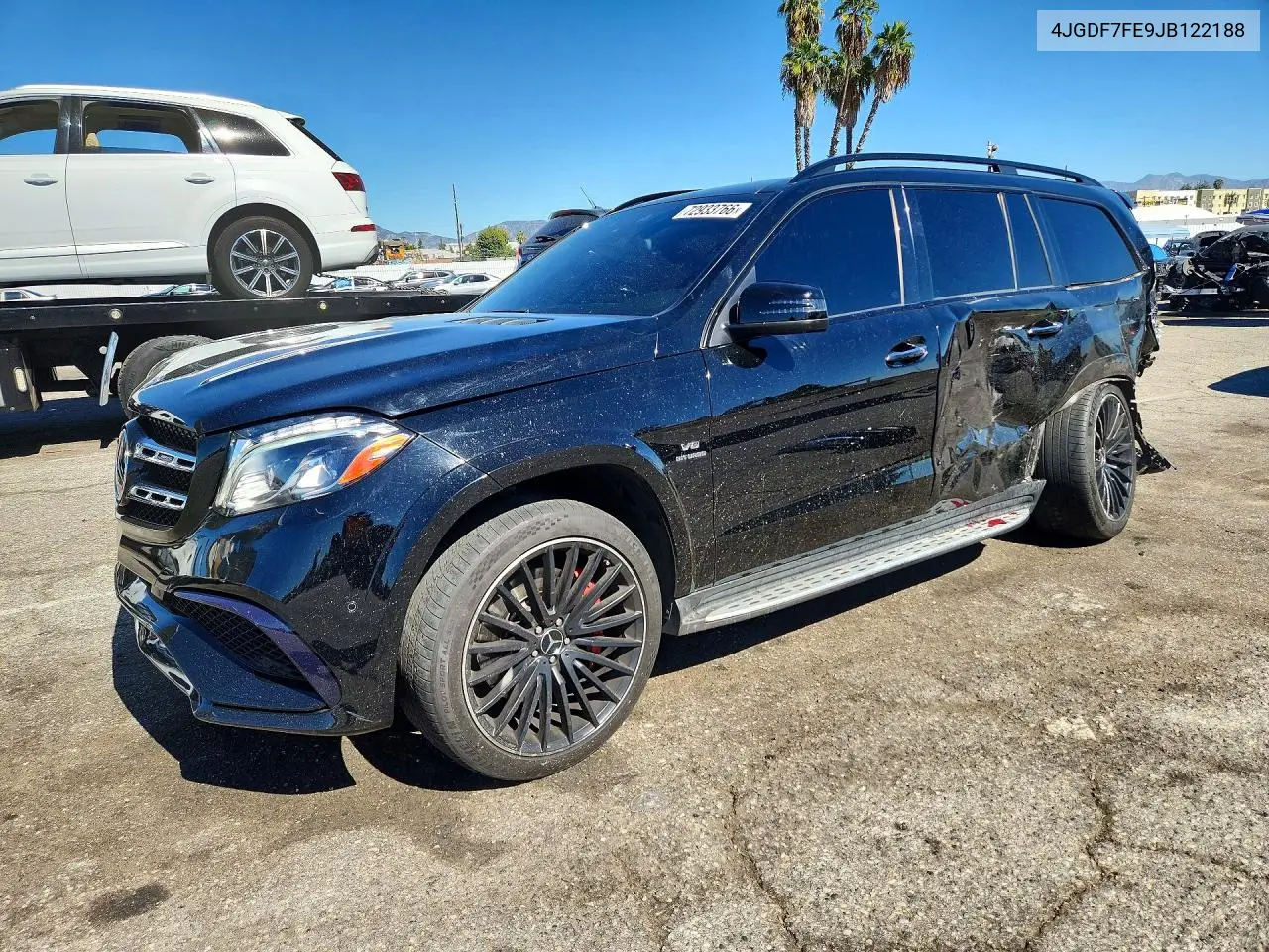 MERCEDES GLS-KLASSE 2018, VIN 4JGDF7FE9JB122188