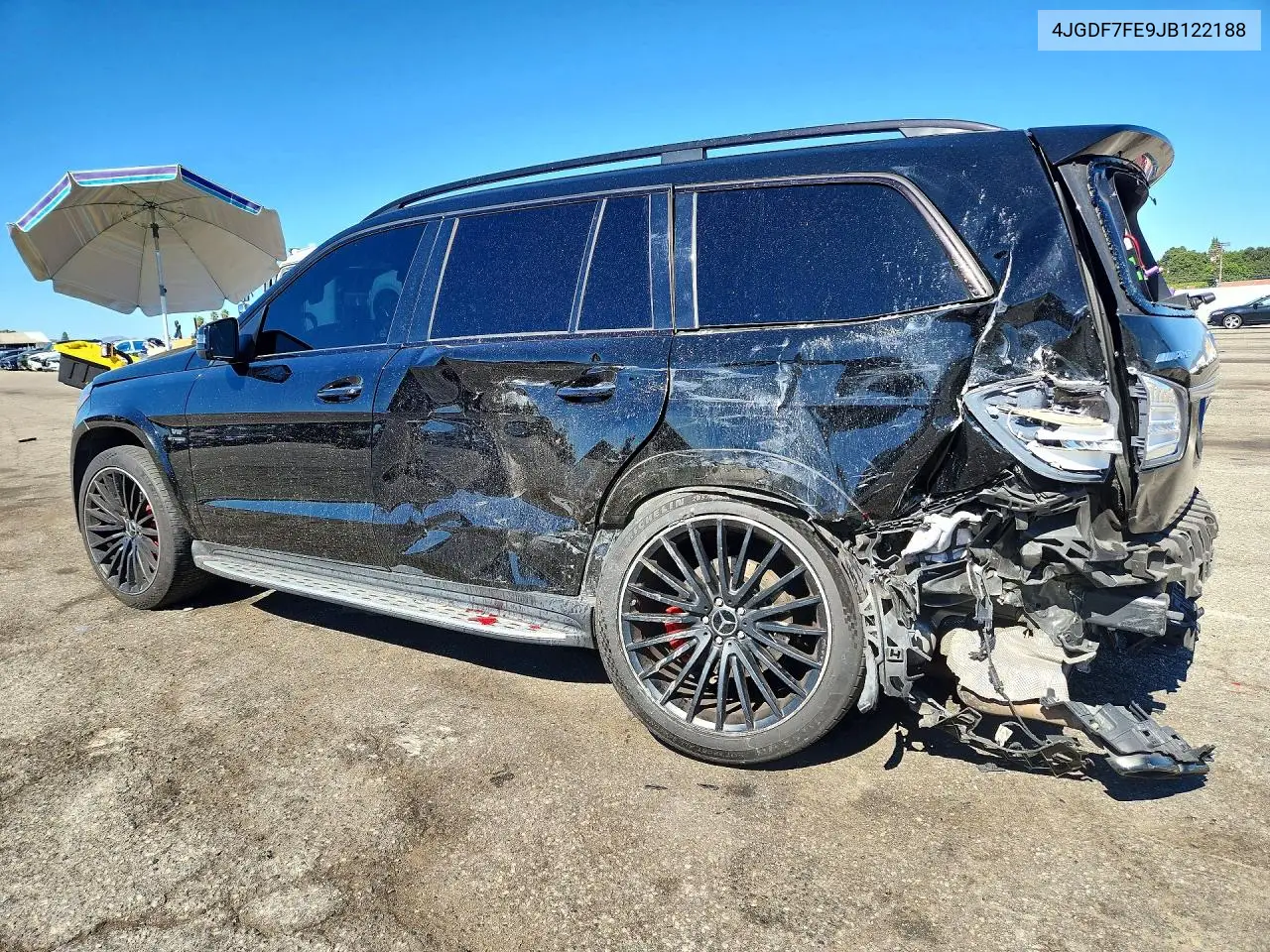 2018 MERCEDES GLS-KLASSE VIN 4JGDF7FE9JB122188 — фото 2