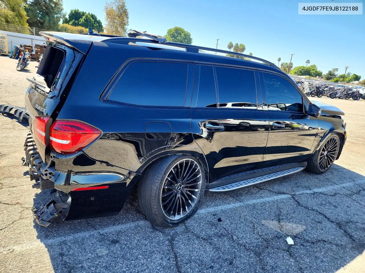 2018 MERCEDES GLS-KLASSE VIN 4JGDF7FE9JB122188 — фото 3