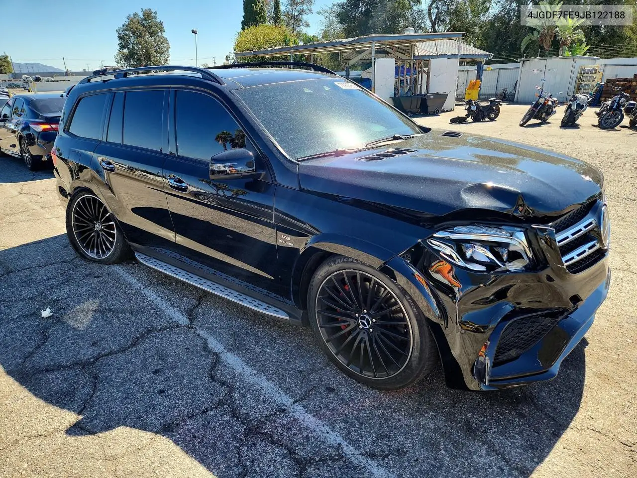 2018 MERCEDES GLS-KLASSE VIN 4JGDF7FE9JB122188 — фото 4