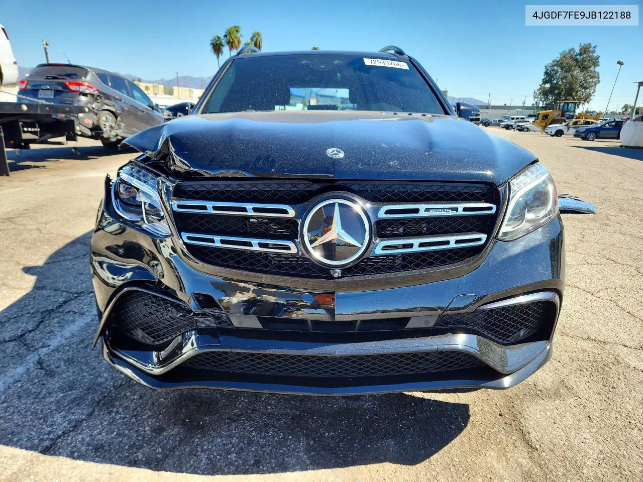 2018 MERCEDES GLS-KLASSE VIN 4JGDF7FE9JB122188 — фото 5