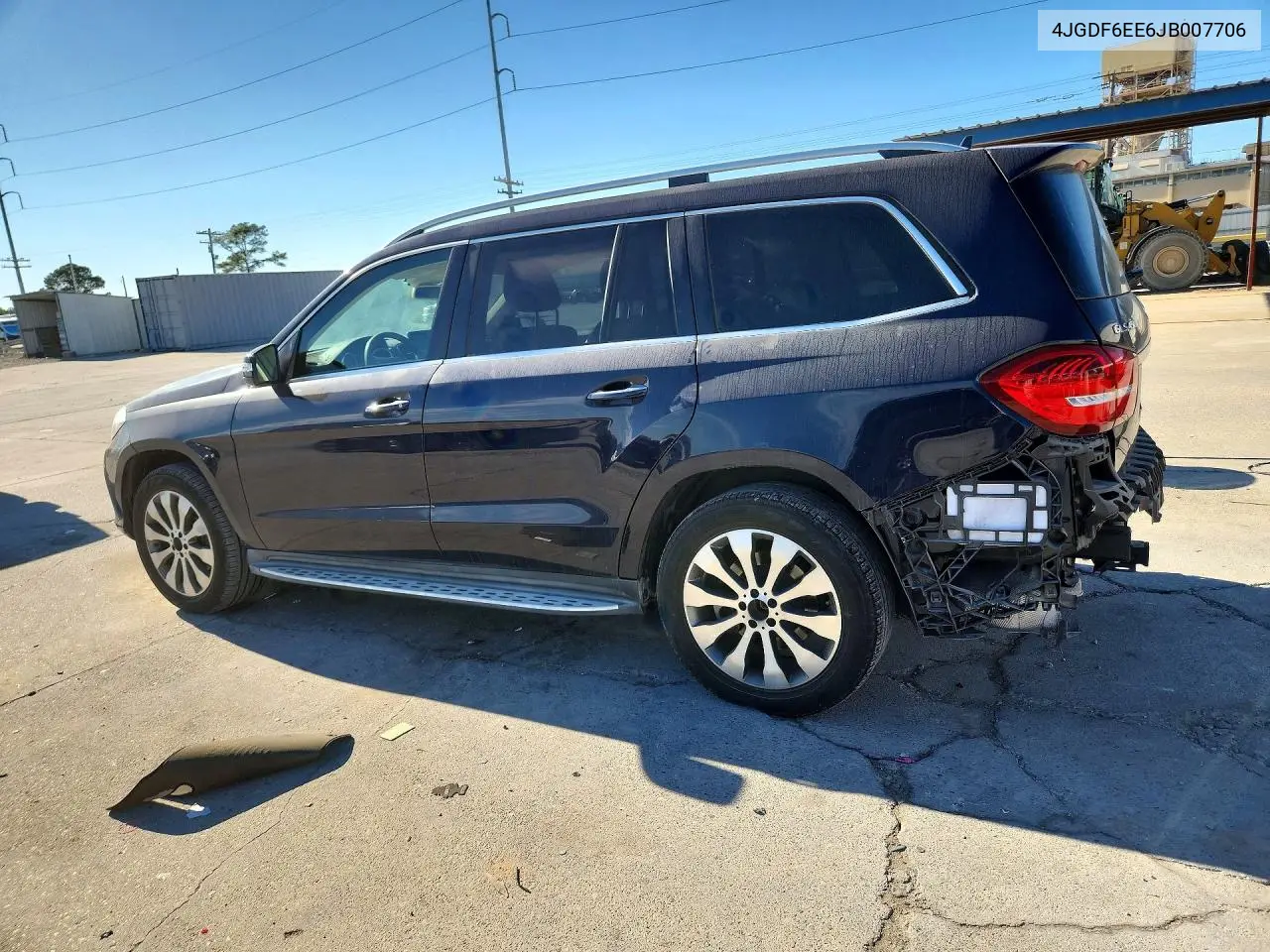 2018 MERCEDES GLS-KLASSE VIN 4JGDF6EE6JB007706 — фото 2