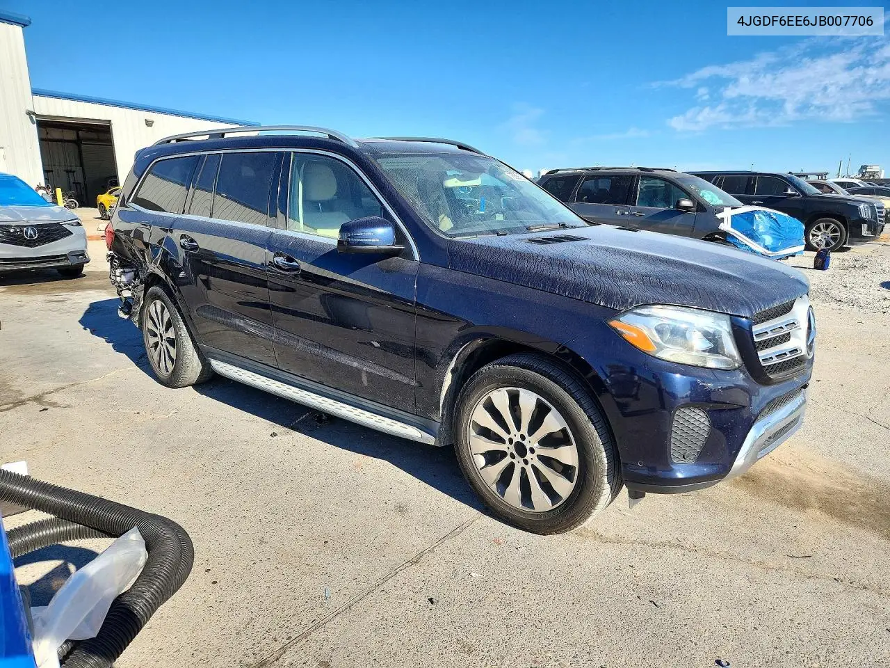 2018 MERCEDES GLS-KLASSE VIN 4JGDF6EE6JB007706 — фото 4