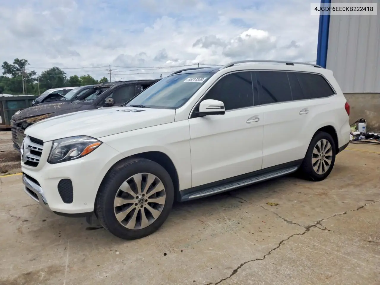 2019 MERCEDES GLS-KLASSE VIN 4JGDF6EE0KB222418 — фото 2