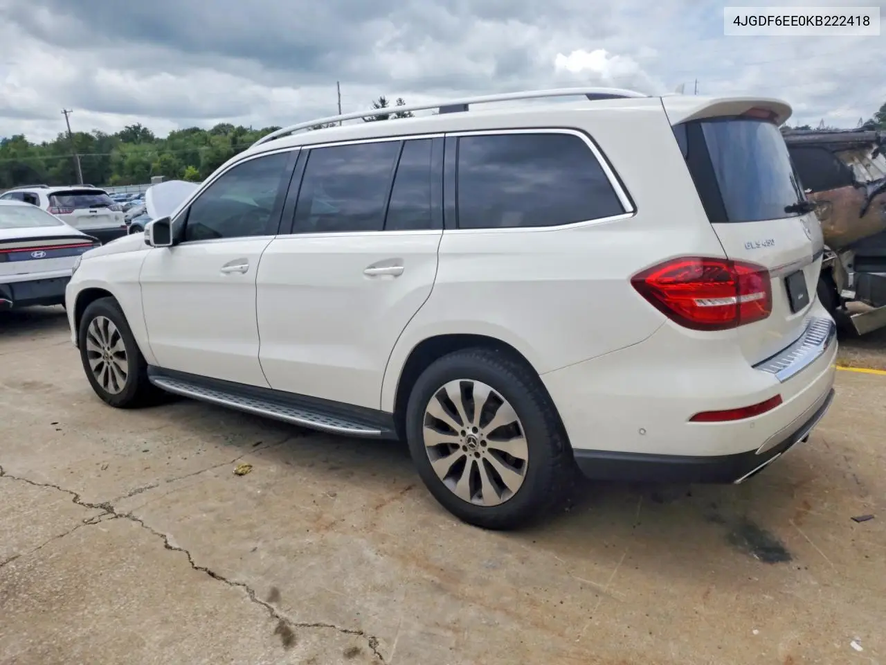2019 MERCEDES GLS-KLASSE VIN 4JGDF6EE0KB222418 — фото 3