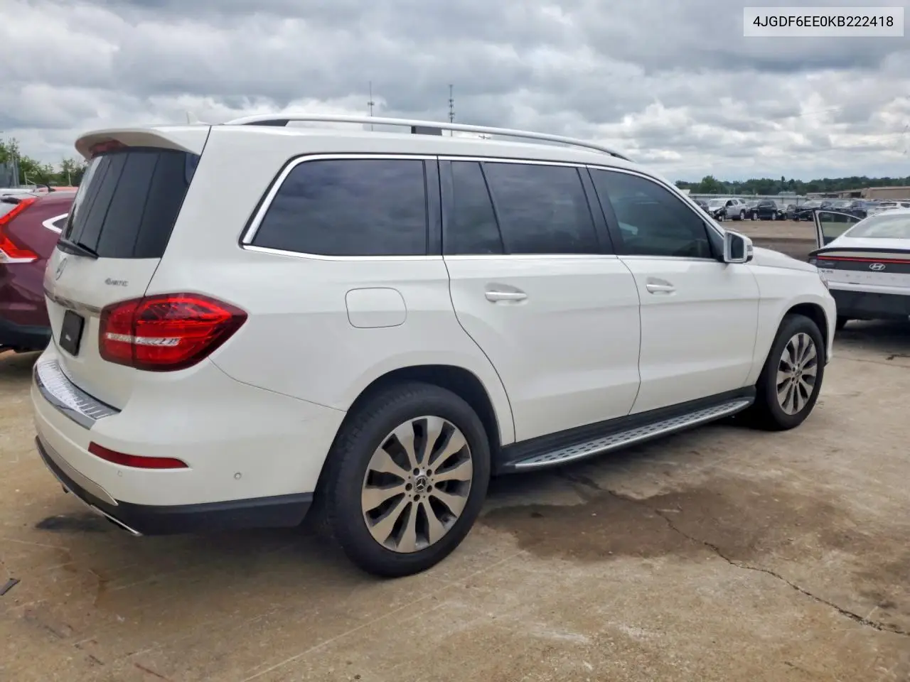 2019 MERCEDES GLS-KLASSE VIN 4JGDF6EE0KB222418 — фото 4