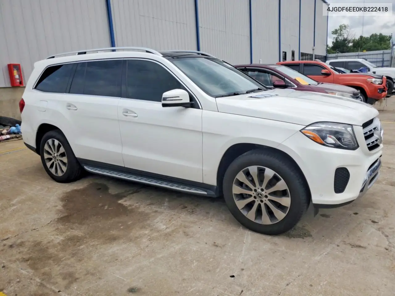 MERCEDES GLS-KLASSE 2019, VIN 4JGDF6EE0KB222418