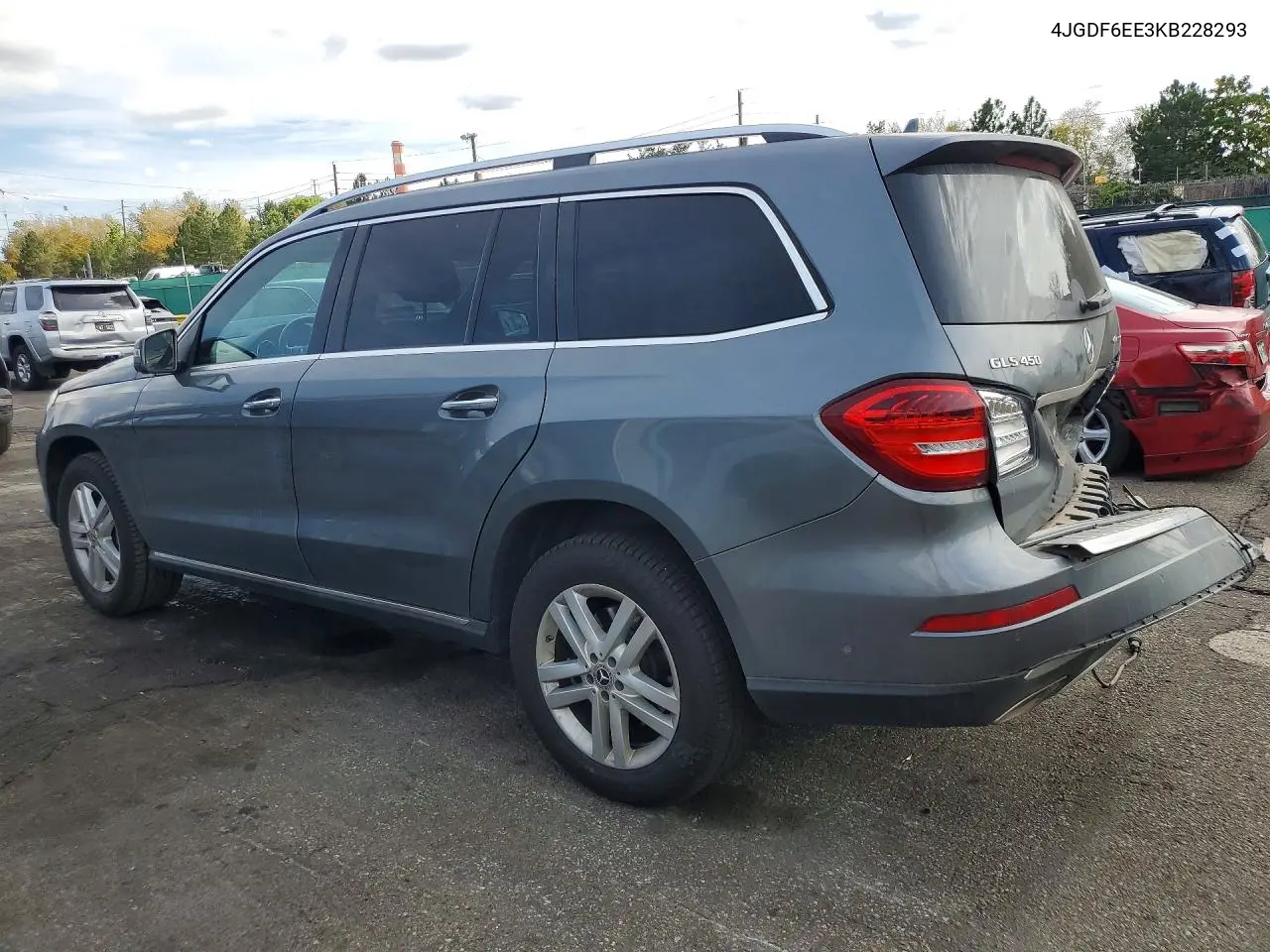 2019 MERCEDES GLS-KLASSE VIN 4JGDF6EE3KB228293 — фото 2