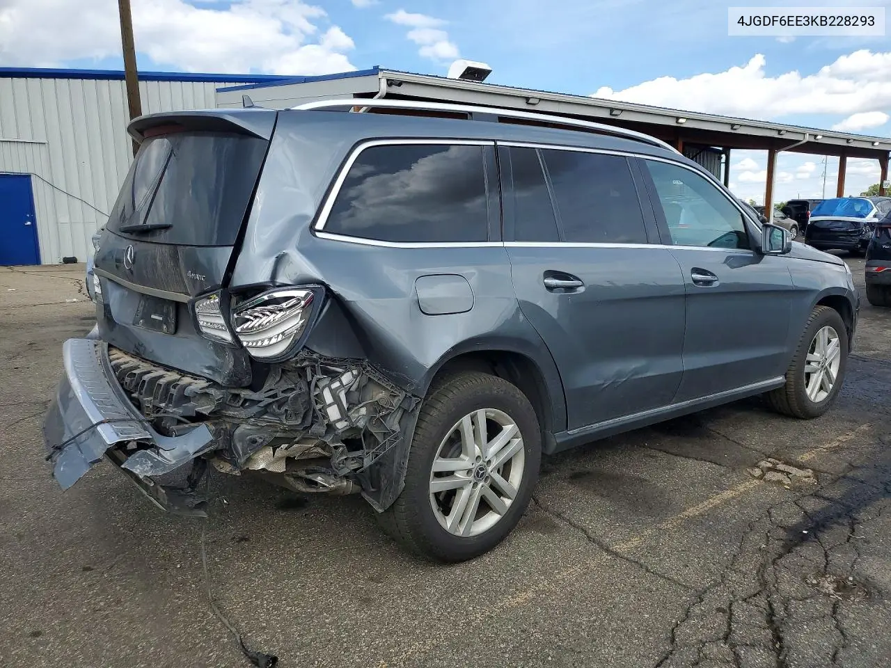 2019 MERCEDES GLS-KLASSE VIN 4JGDF6EE3KB228293 — фото 3