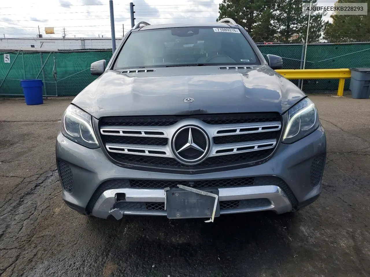 2019 MERCEDES GLS-KLASSE VIN 4JGDF6EE3KB228293 — фото 5