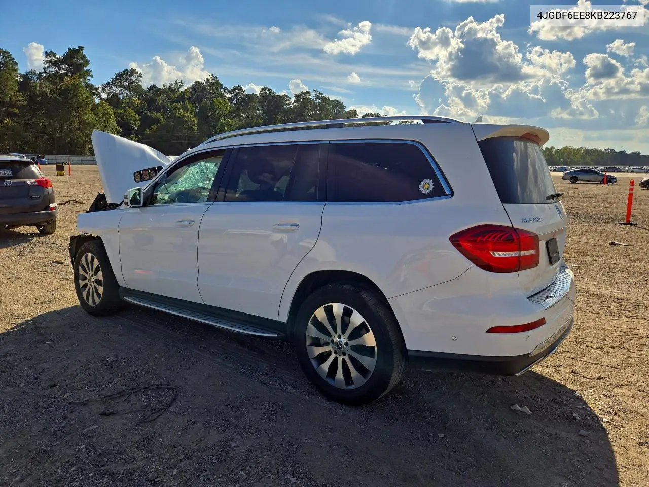 2019 MERCEDES GLS-KLASSE VIN 4JGDF6EE8KB223767 — фото 2