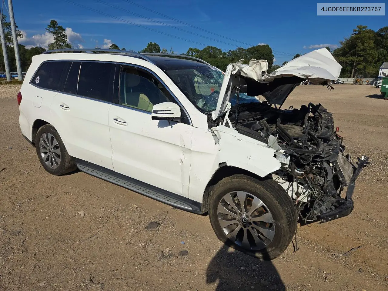 2019 MERCEDES GLS-KLASSE VIN 4JGDF6EE8KB223767 — фото 4