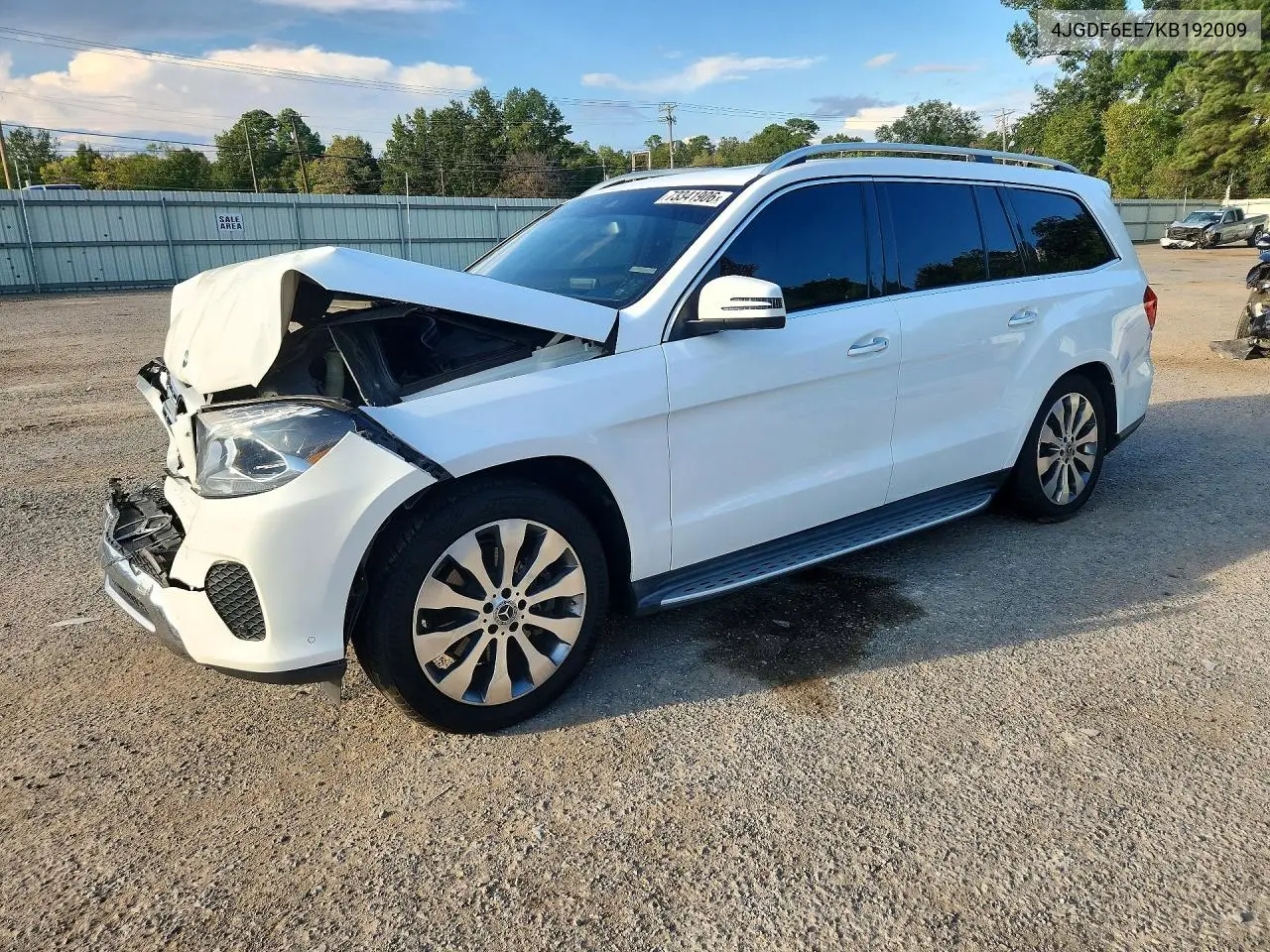 MERCEDES GLS-KLASSE 2019, VIN 4JGDF6EE7KB192009