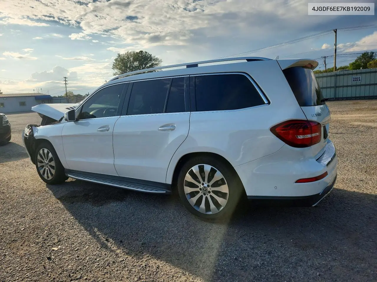 2019 MERCEDES GLS-KLASSE VIN 4JGDF6EE7KB192009 — фото 2