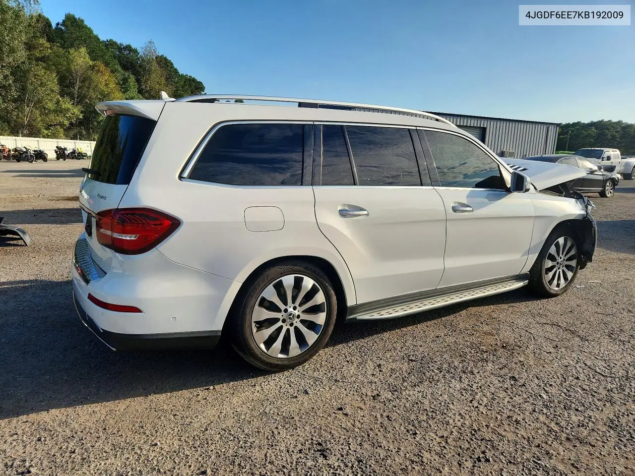 2019 MERCEDES GLS-KLASSE VIN 4JGDF6EE7KB192009 — фото 3