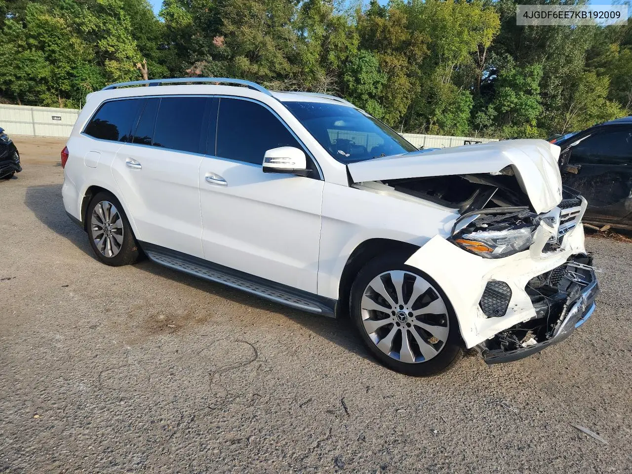 2019 MERCEDES GLS-KLASSE VIN 4JGDF6EE7KB192009 — фото 4
