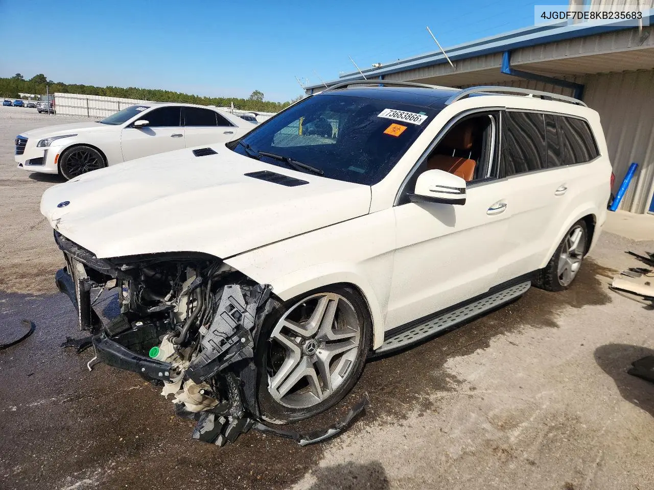 MERCEDES GLS-KLASSE 2019, VIN 4JGDF7DE8KB235683